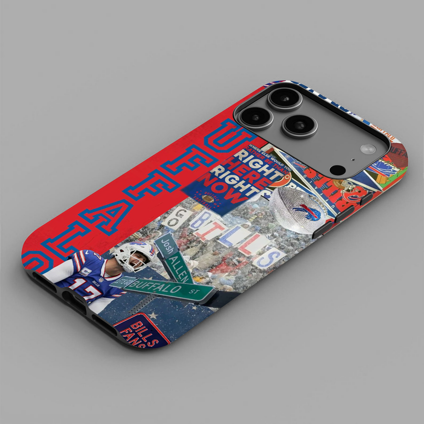NFL Legend Football Buffalo Bills Right Here Right Now Phone Case