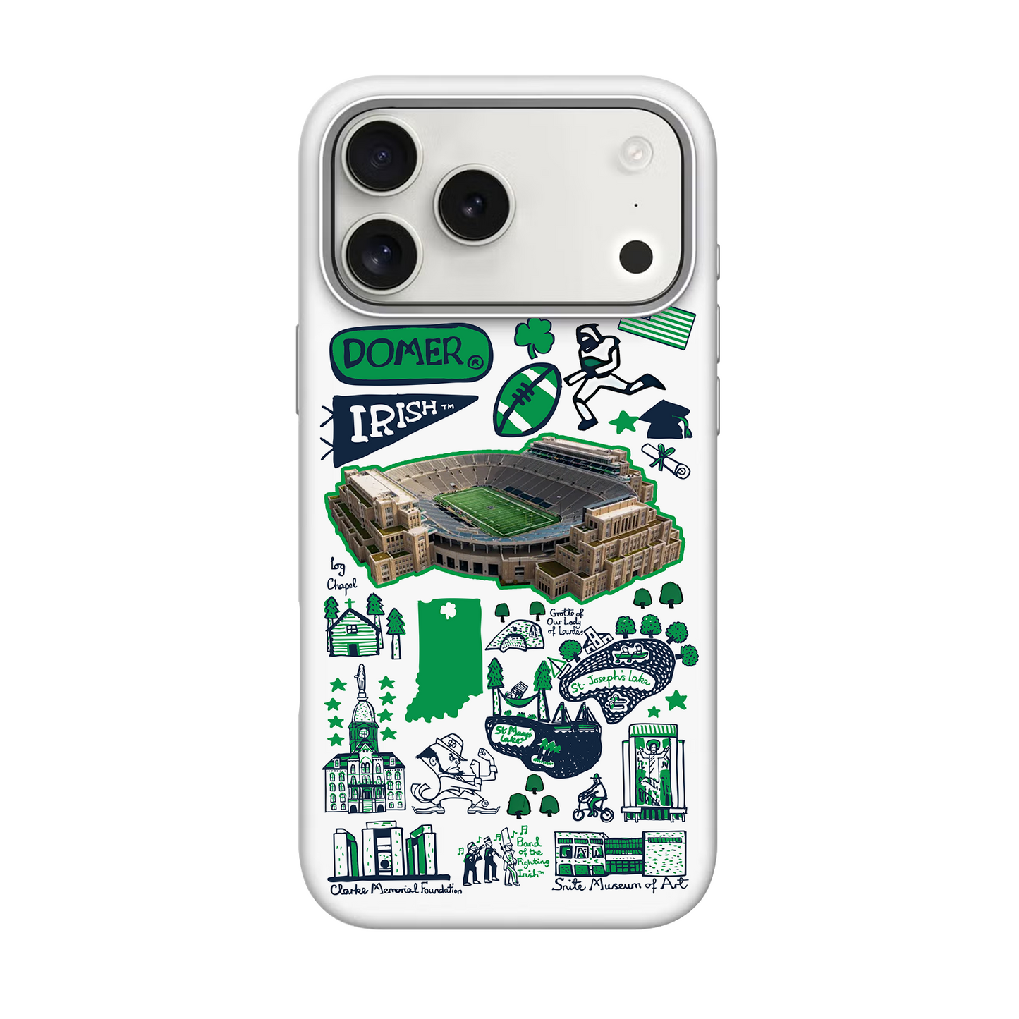 NCAA College Football Notre Dame Irish University Phone Case
