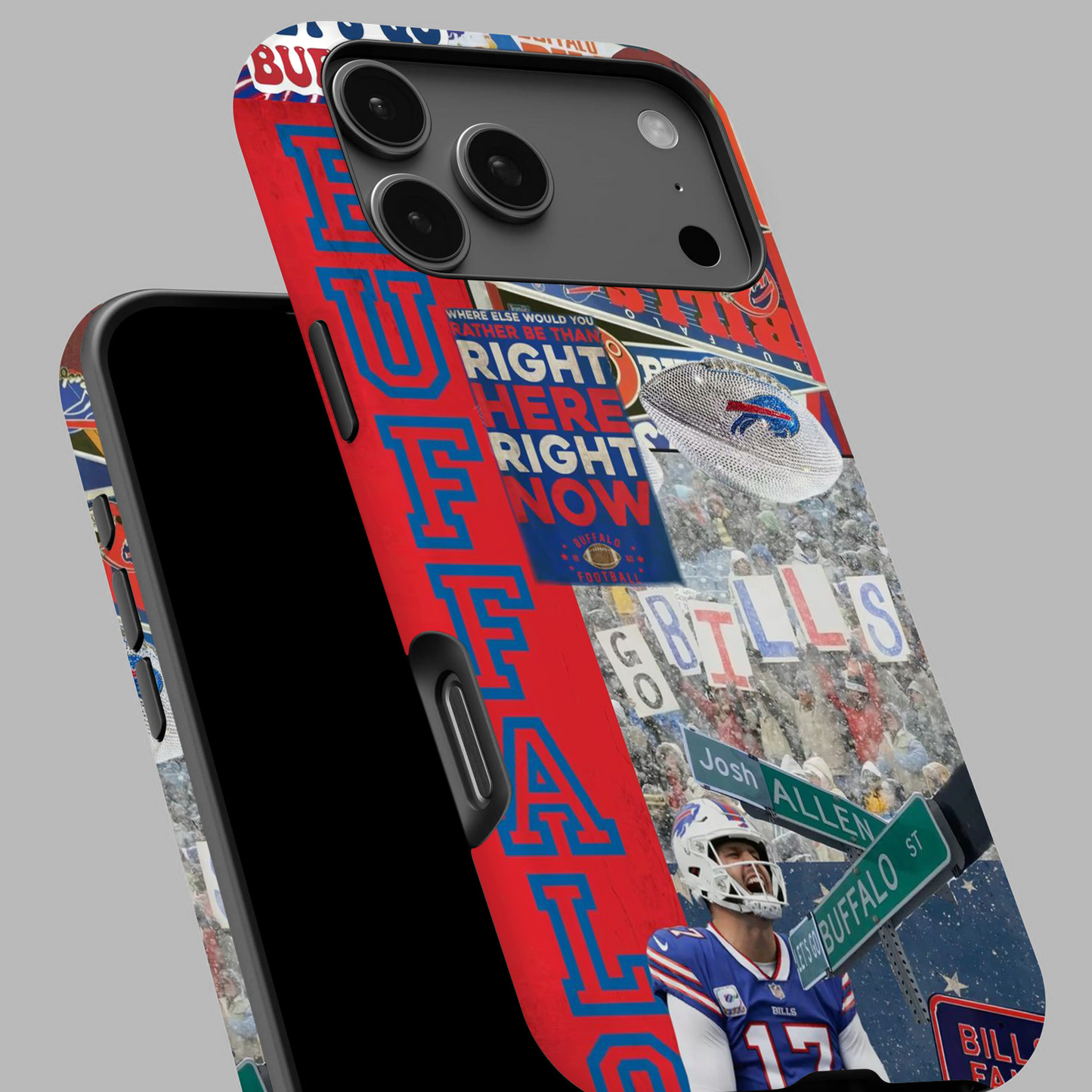NFL Legend Football Buffalo Bills Right Here Right Now Phone Case