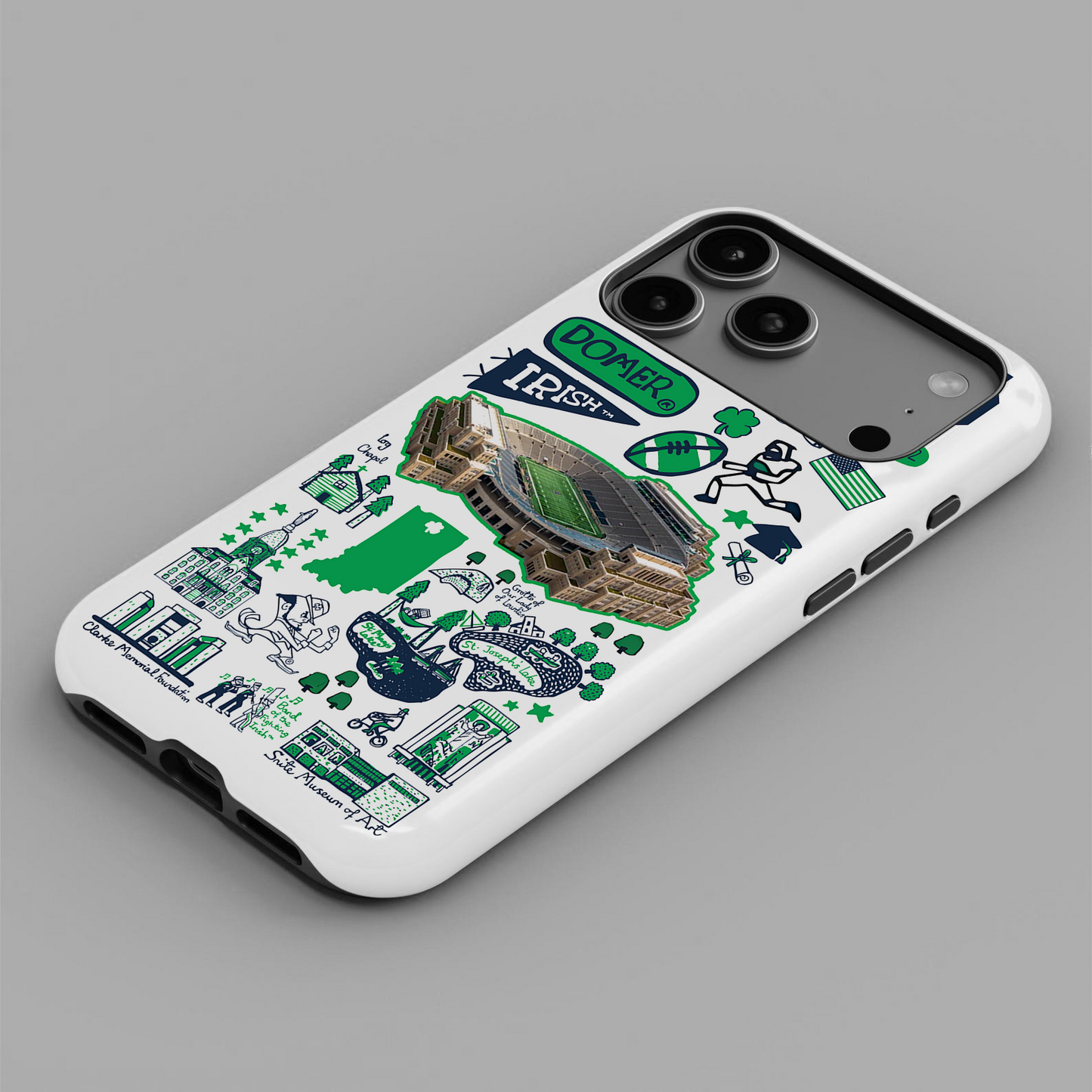 NCAA College Football Notre Dame Irish University Phone Case