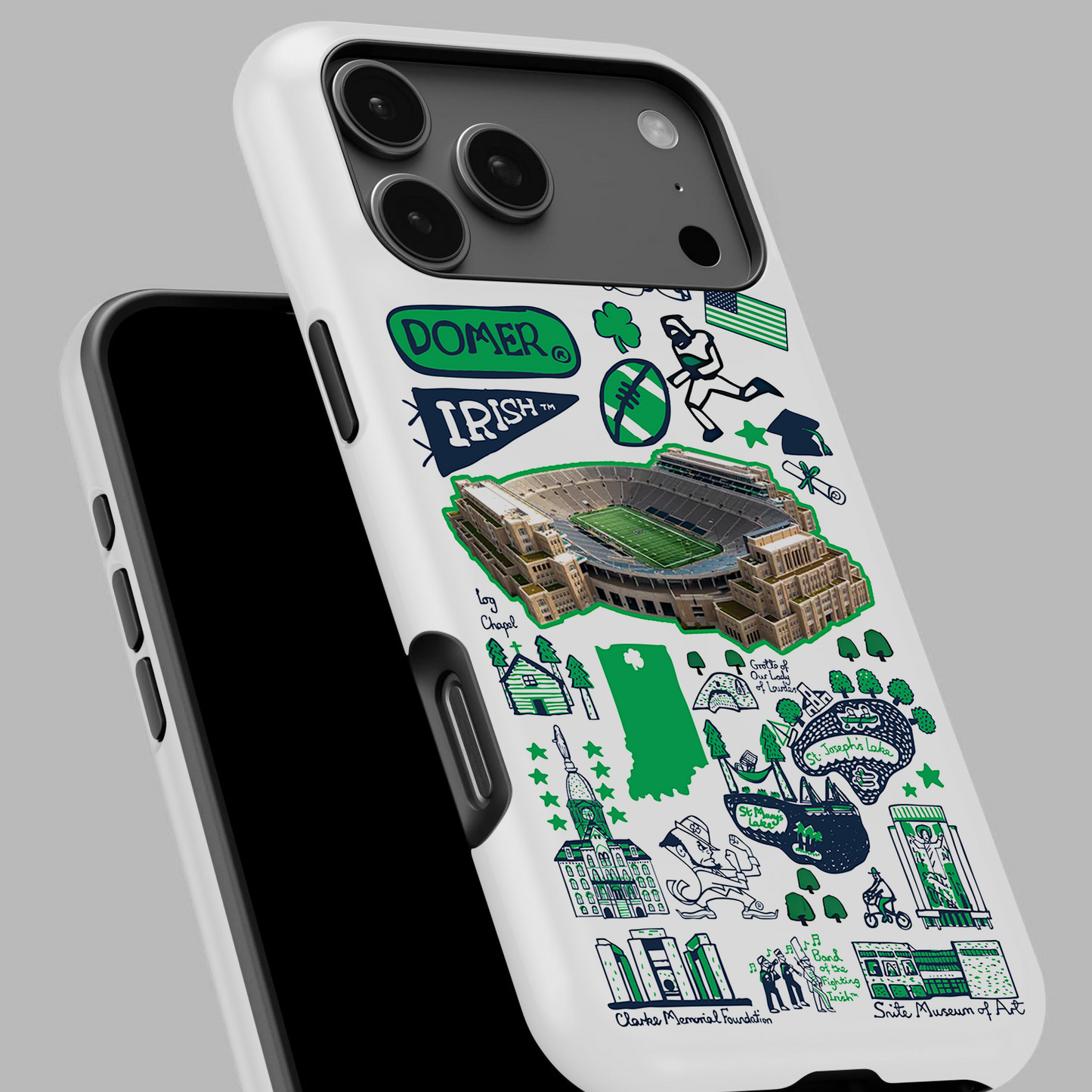 NCAA College Football Notre Dame Irish University Phone Case