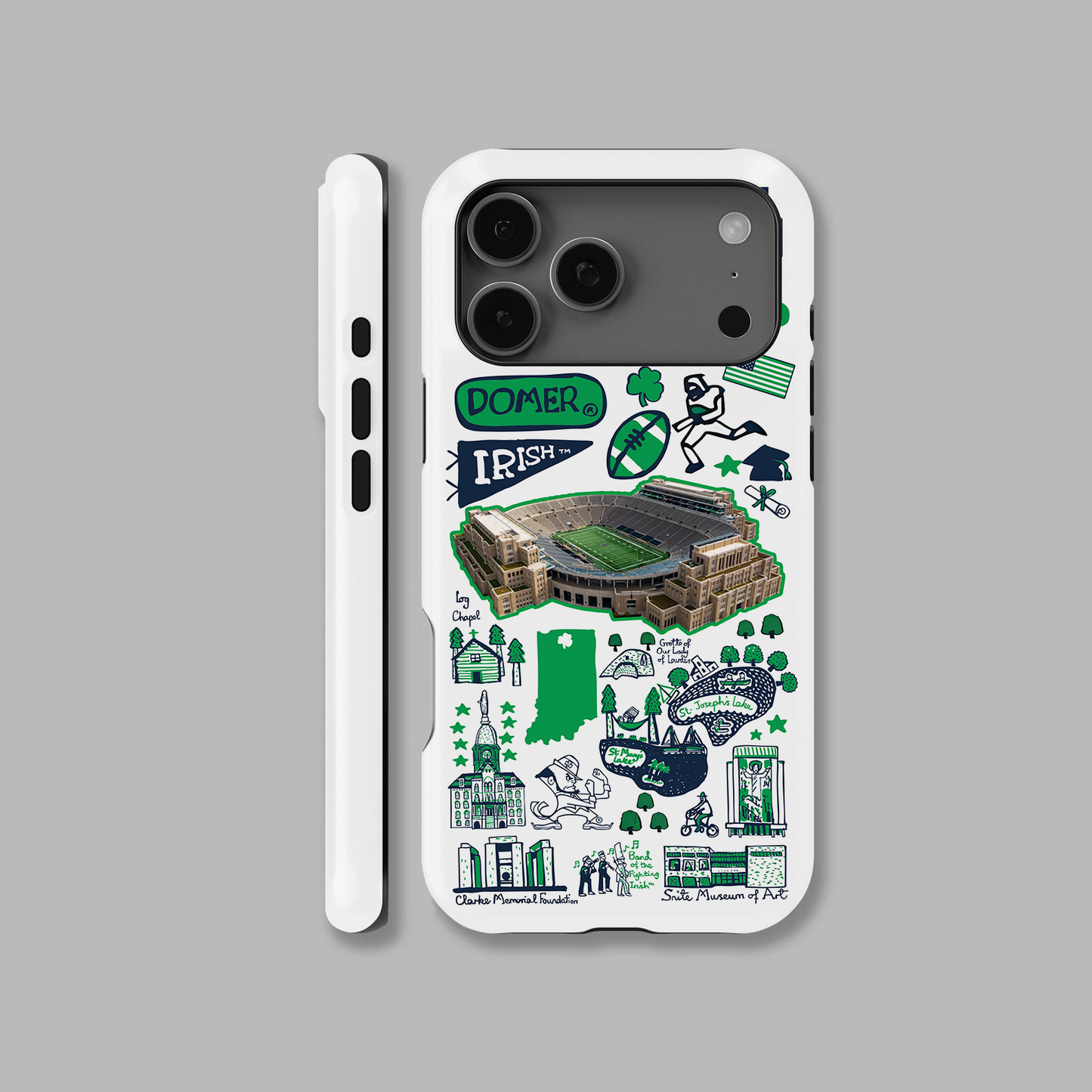 NCAA College Football Notre Dame Irish University Phone Case