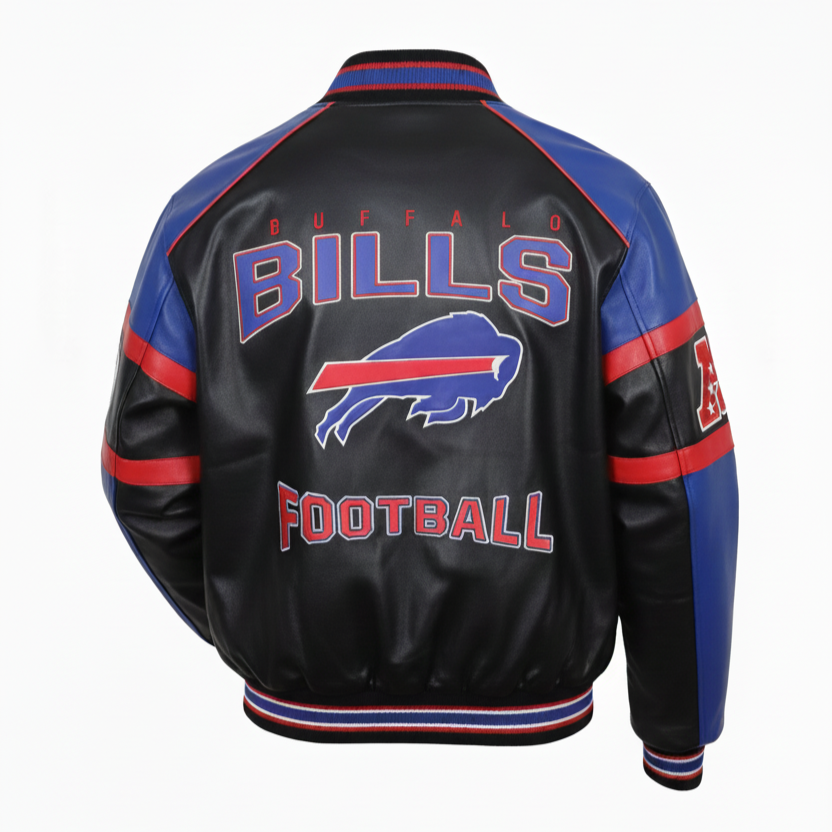 Women's Buffalo Bills All Over Print Varsity Jacket