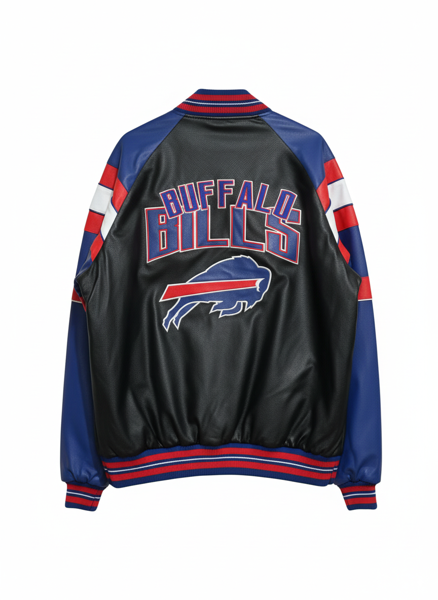 Women's Buffalo Bills All Over Print Varsity Jacket
