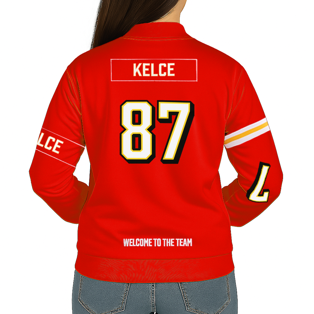 Travis Kelce Kansas City Chiefs Unisex Off Season NFL Player Puffer Women's Jacket