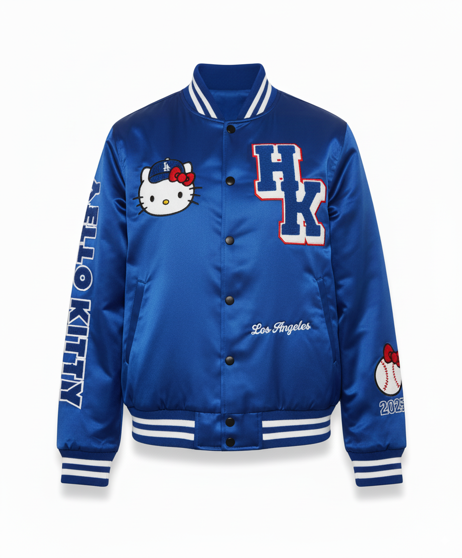 Women's Los Angeles Dodgers x Hello Kitty Night Jersey Jacket