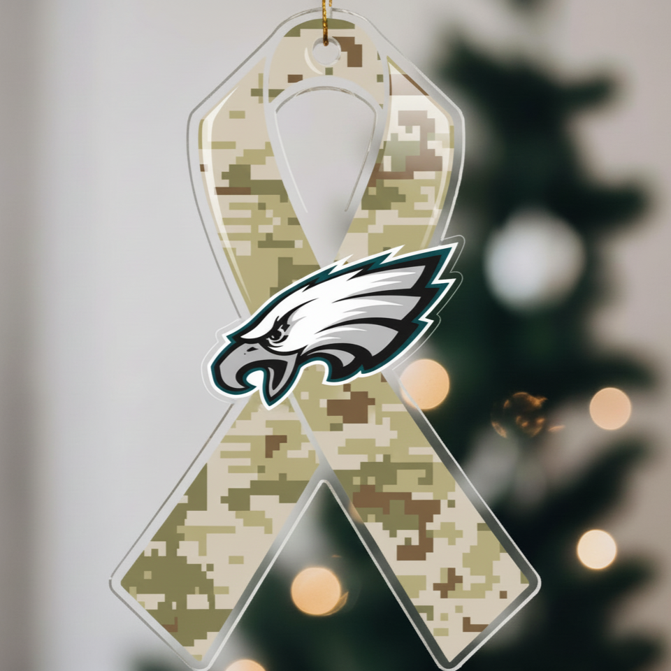 NFL Salute to Service Philadelphia Eagles Acrylic Ornament