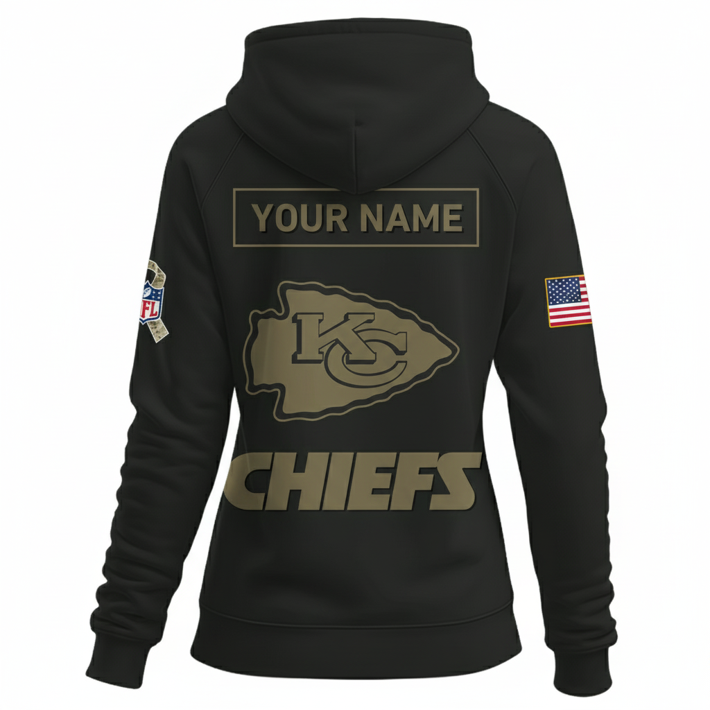 Kansas City Chiefs Nike Women's 2025 Salute to Service Hoodie NFL