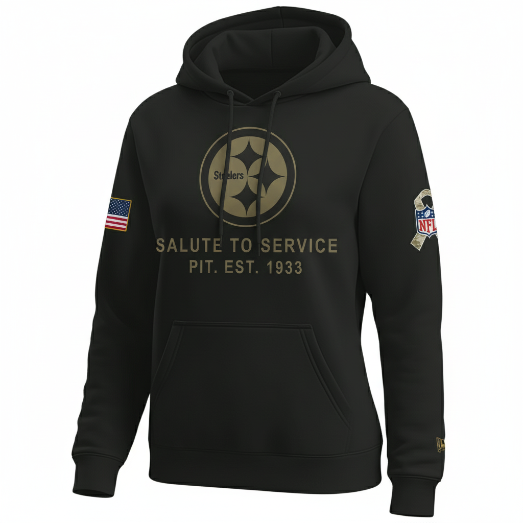 Steelers Collab Nike Women's 2025 Salute to Service Hoodie NFL