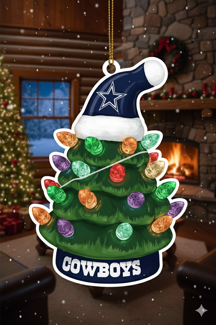NFL Christmas Dallas Cowboys Ornaments Ready to Hang Dallas Cowboys Ornament Christmas Ornaments