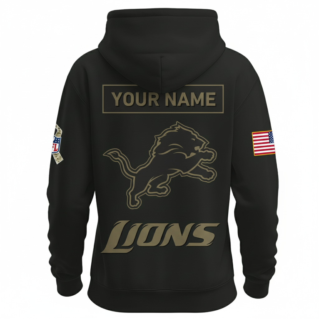 Detroit Lions Nike Women's 2025 Salute to Service Hoodie NFL