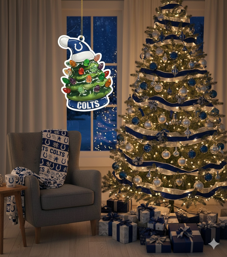 NFL Christmas Indianapolis Colts Ornaments Ready to Hang Indianapolis Colts Ornament Christmas Ornaments