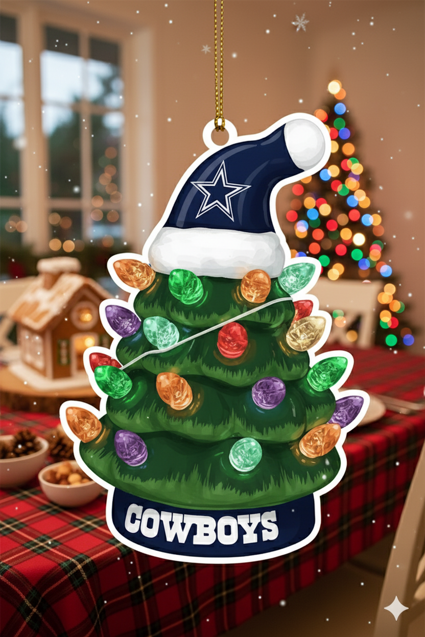 NFL Christmas Dallas Cowboys Ornaments Ready to Hang Dallas Cowboys Ornament Christmas Ornaments
