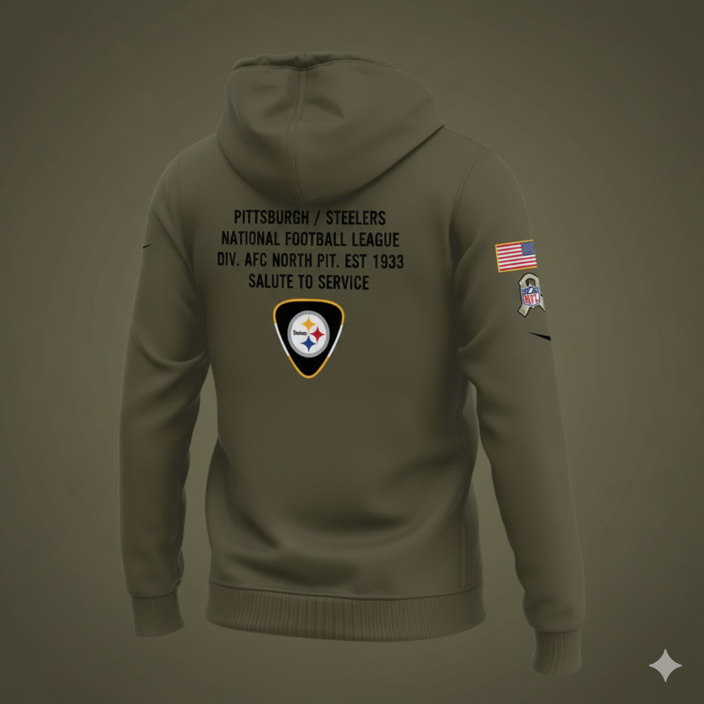 Steelers x Nike Women's 2025 Salute to Service Hoodie NFL