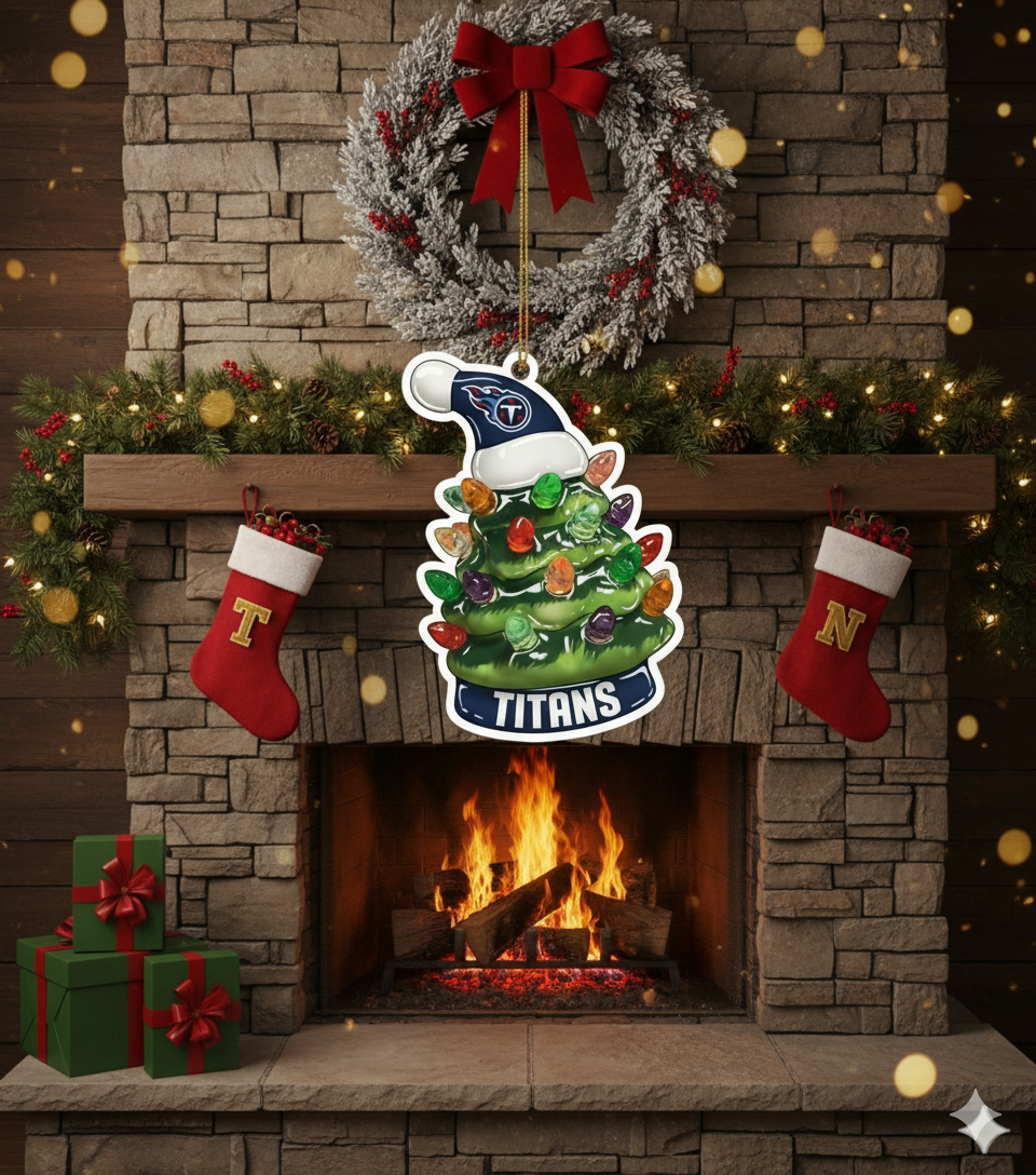 NFL Christmas Tennessee Titans Ornaments Ready to Hang Tennessee Titans Ornament Christmas Ornaments
