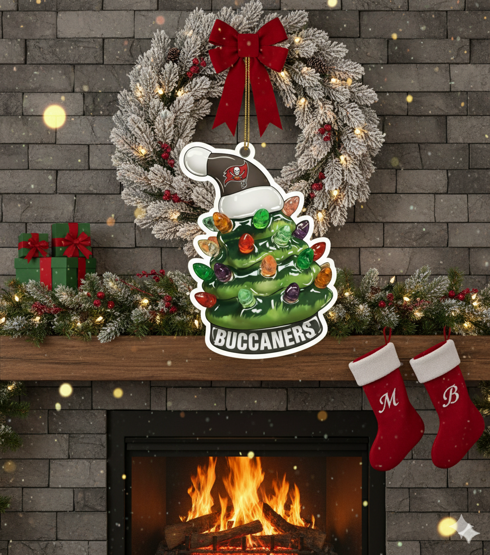 NFL Christmas Tampa Bay Buccaneers Ornaments Ready to Hang Tampa Bay Buccaneers Ornament Christmas Ornaments