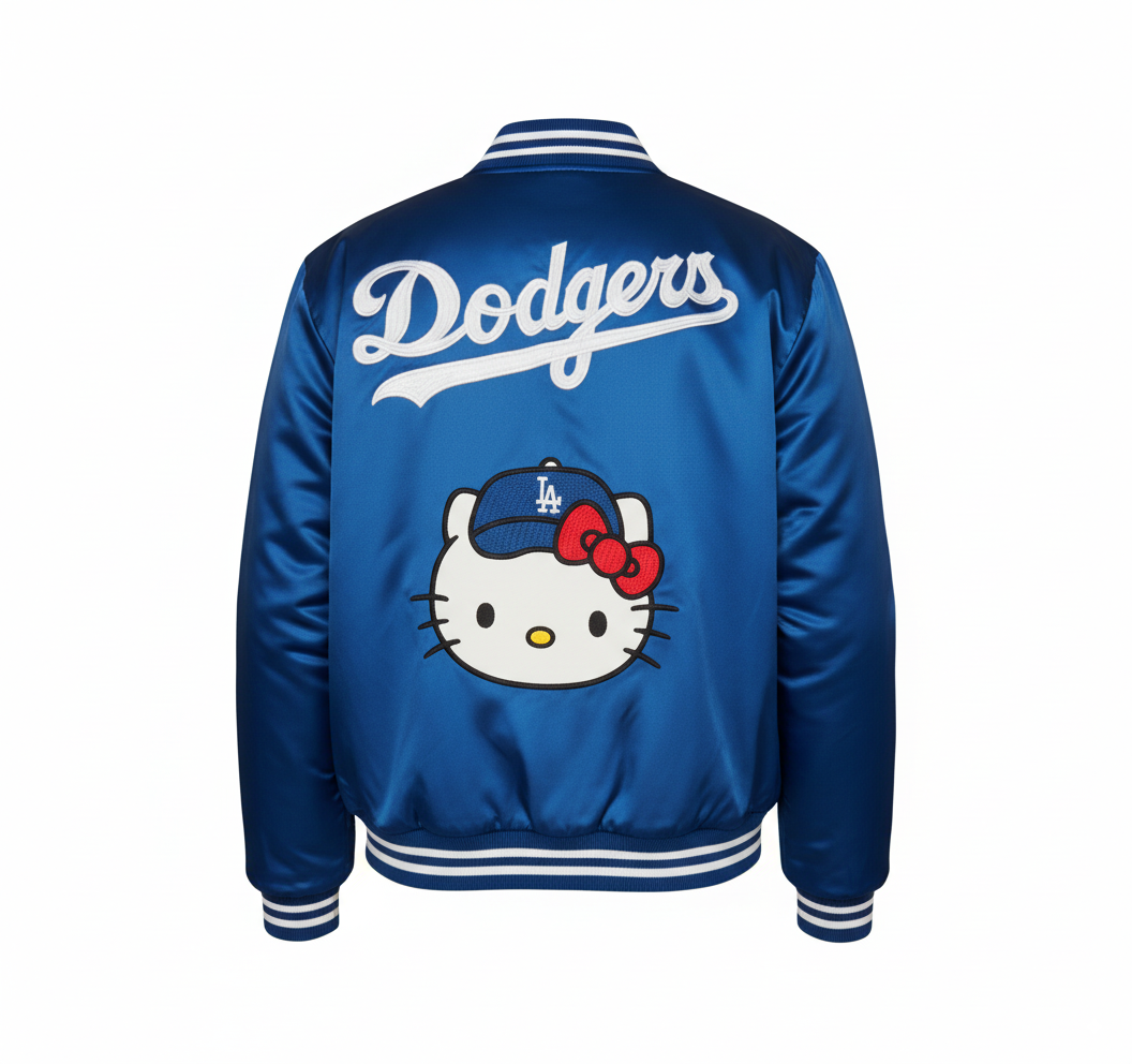 Women's Los Angeles Dodgers x Hello Kitty Night Jersey Jacket