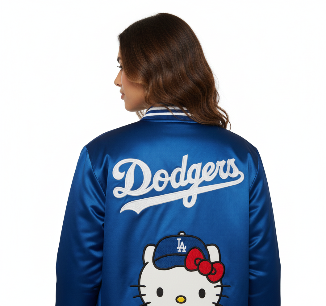 Women's Los Angeles Dodgers x Hello Kitty Night Jersey Jacket