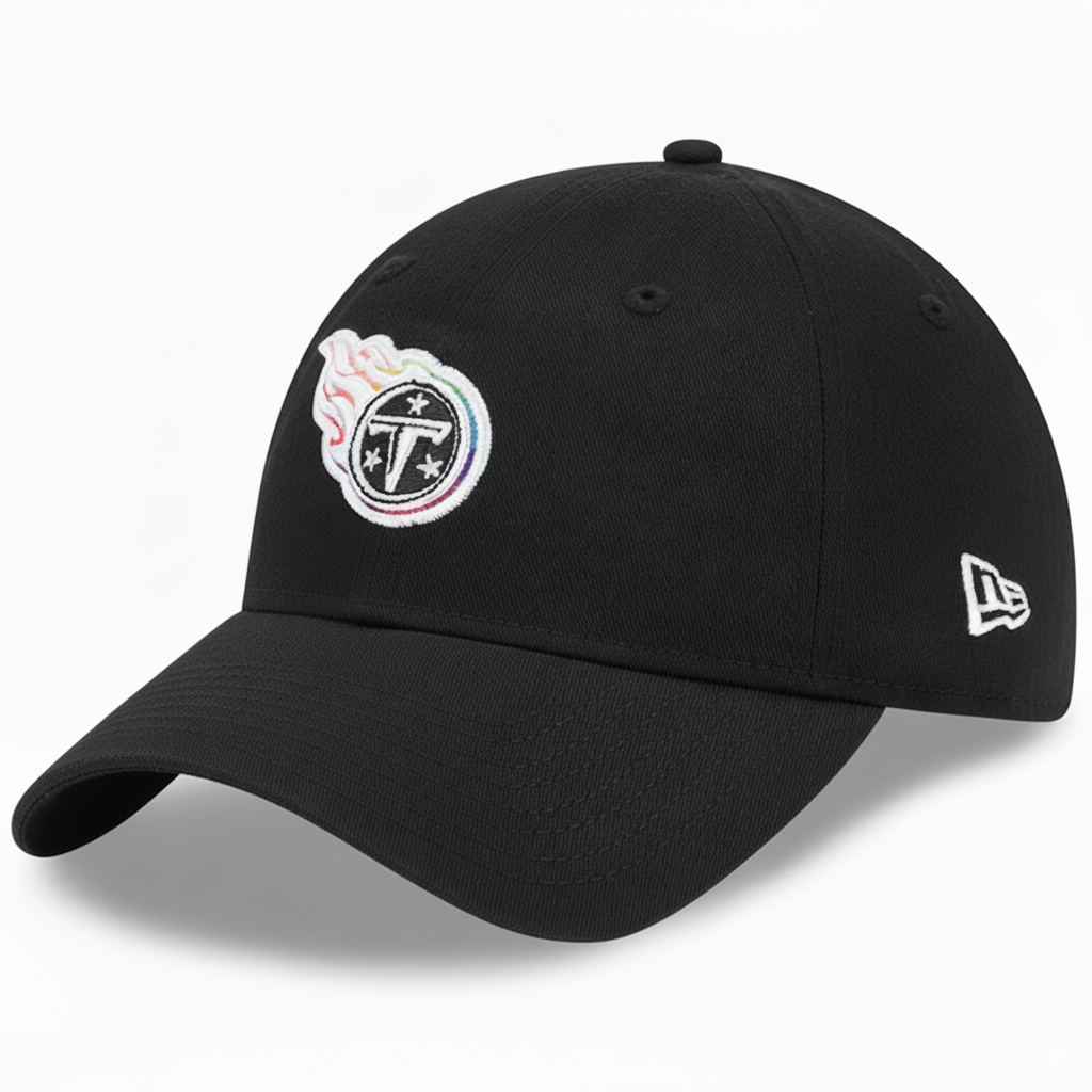Women's Tennessee Titans New Era Black NFL Crucial Catch Adjustable Hat