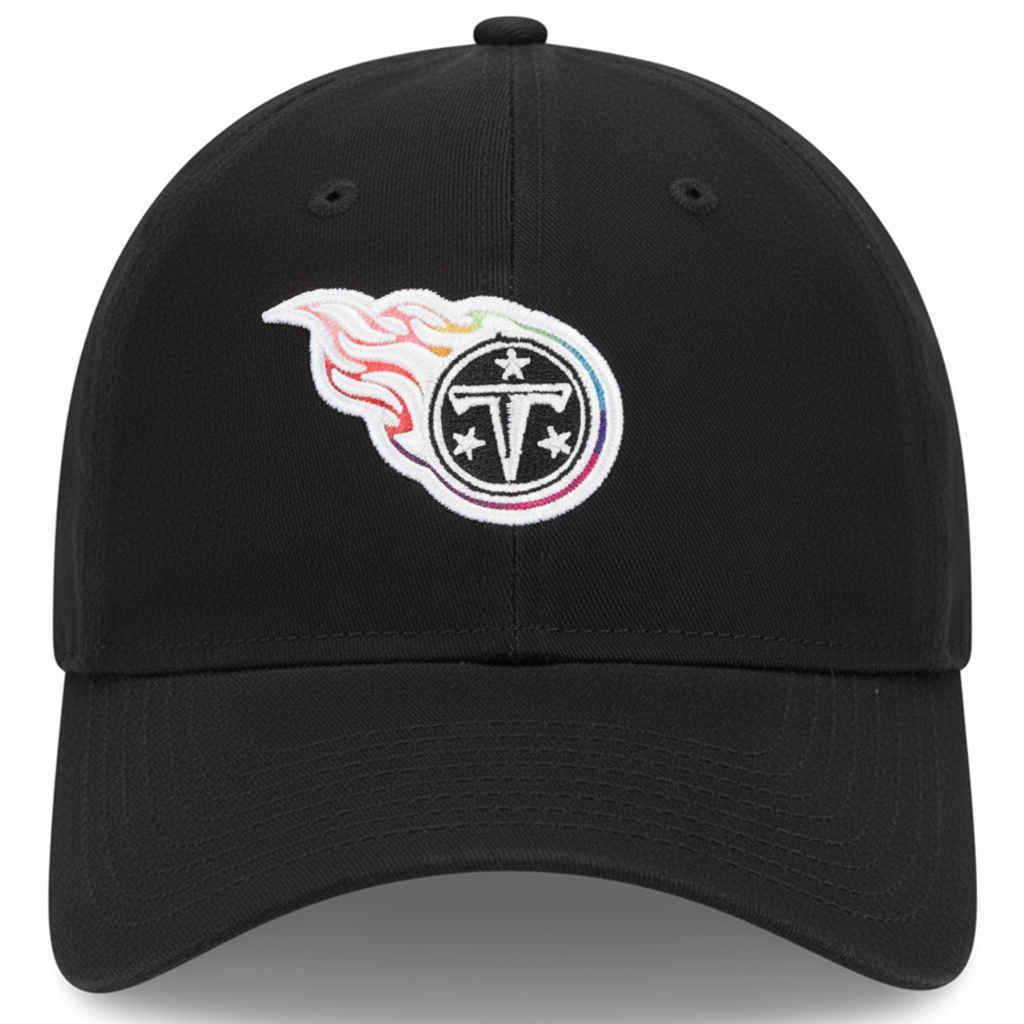 Women's Tennessee Titans New Era Black NFL Crucial Catch Adjustable Hat