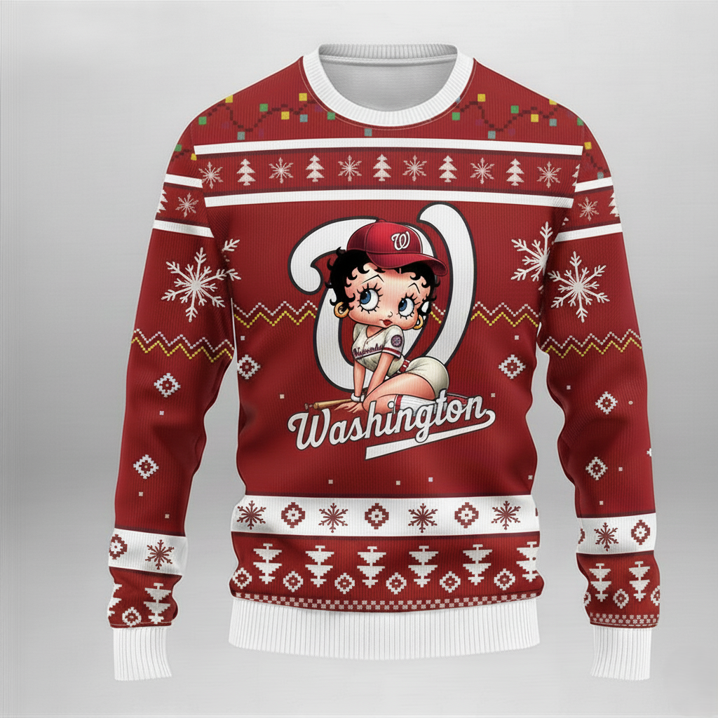 MLB San Francisco Giants x Betty Boop Women’s Ugly Sweater