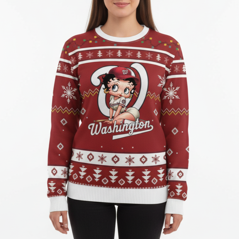 MLB San Francisco Giants x Betty Boop Women’s Ugly Sweater