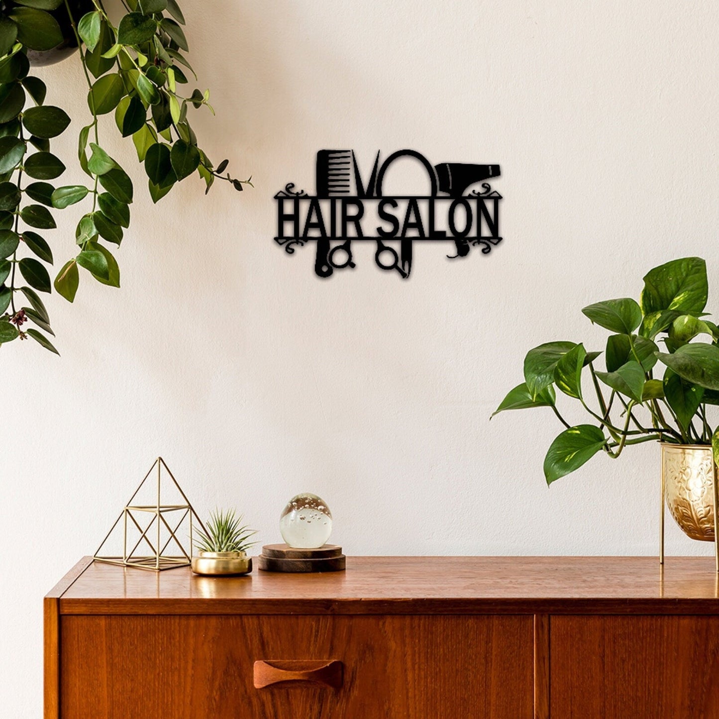 Custom Hair Salon Wall Decor,Salon Name Sign,Beauty Salon Decor,Personalized Salon Wall Art,Salon Metal Sign,Indoor Decor,Hairstylist Sign1