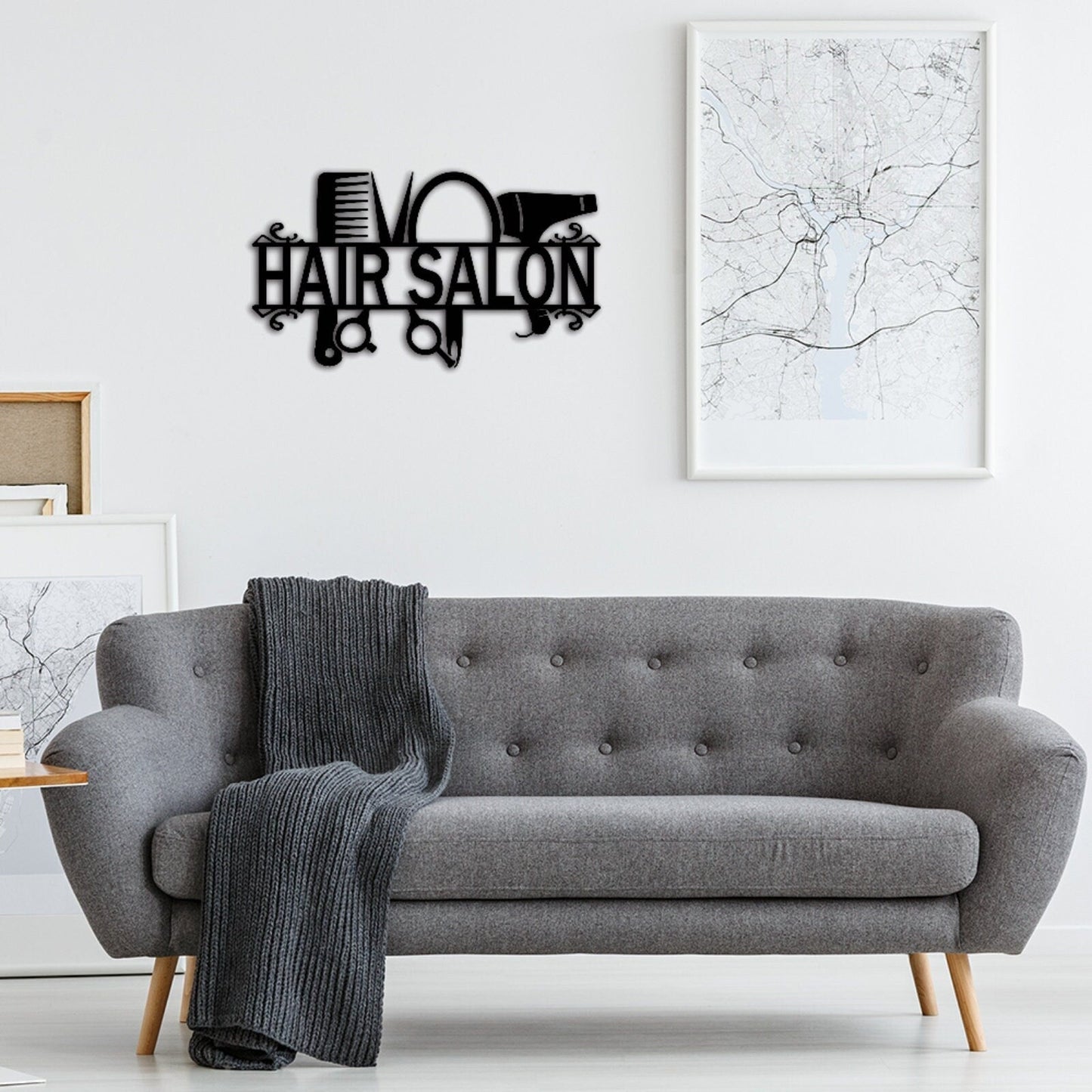 Custom Hair Salon Wall Decor,Salon Name Sign,Beauty Salon Decor,Personalized Salon Wall Art,Salon Metal Sign,Indoor Decor,Hairstylist Sign1