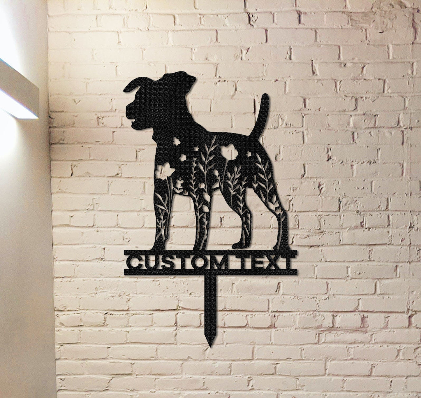 Custom Jack Russell Memorial Stake Sign,Pet Grave Markers Sign, Metal Sign With Stake,Pet Loss Gift,Sympathy Sign, Remembrance Stake
