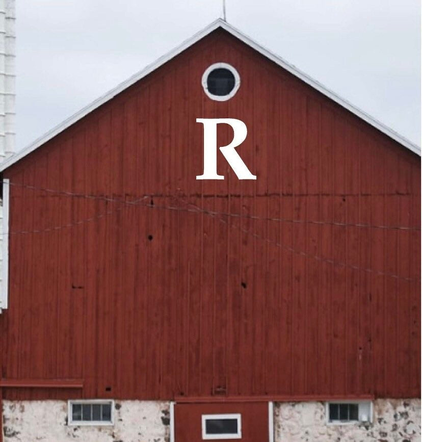 Metal LETTER, HUGE Metal letter, Barn letter