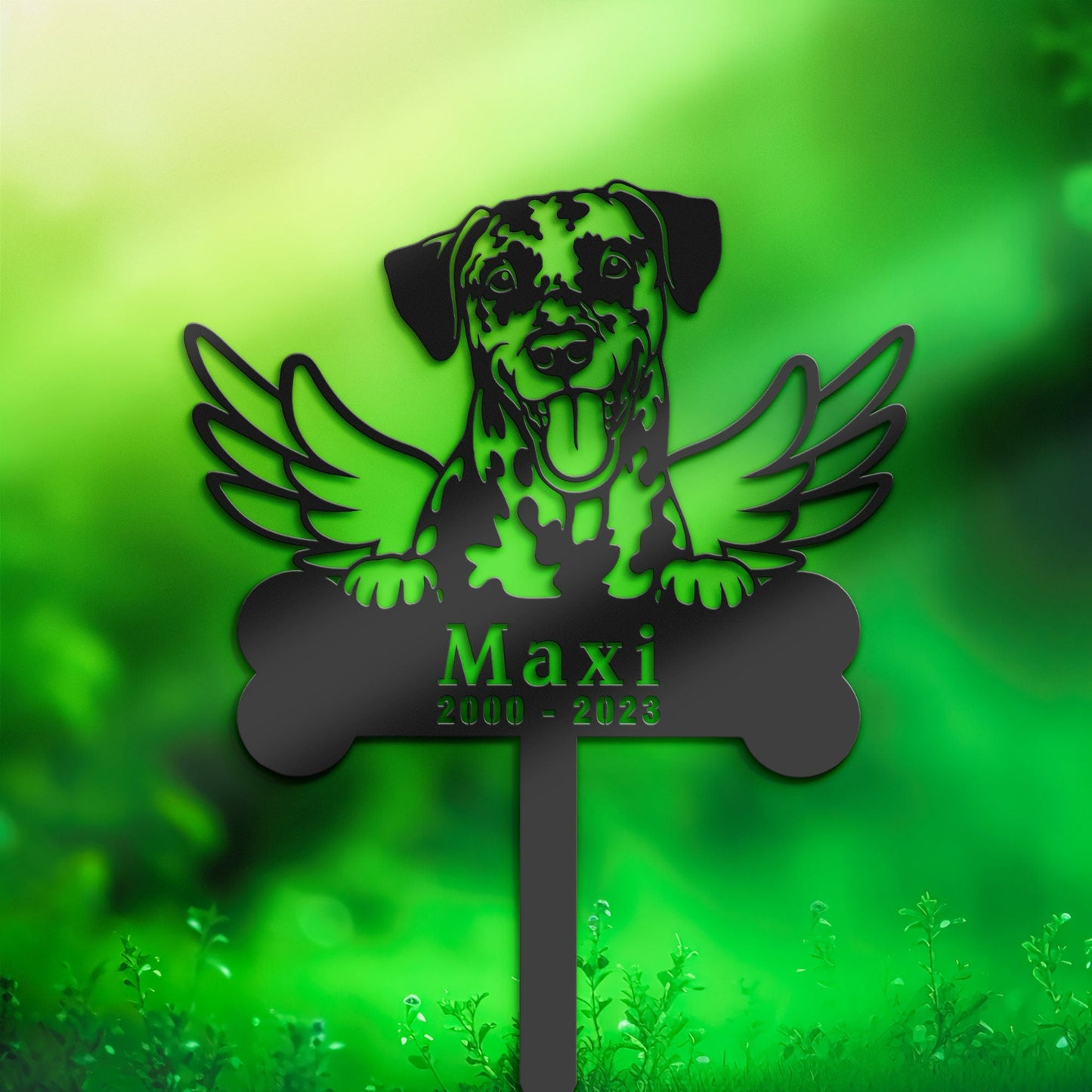 Personalized Dalmatian Dog Memorial Stake, Metal Stake, Sympathy Sign, Pet Grave Marker, Remembrance Stake
