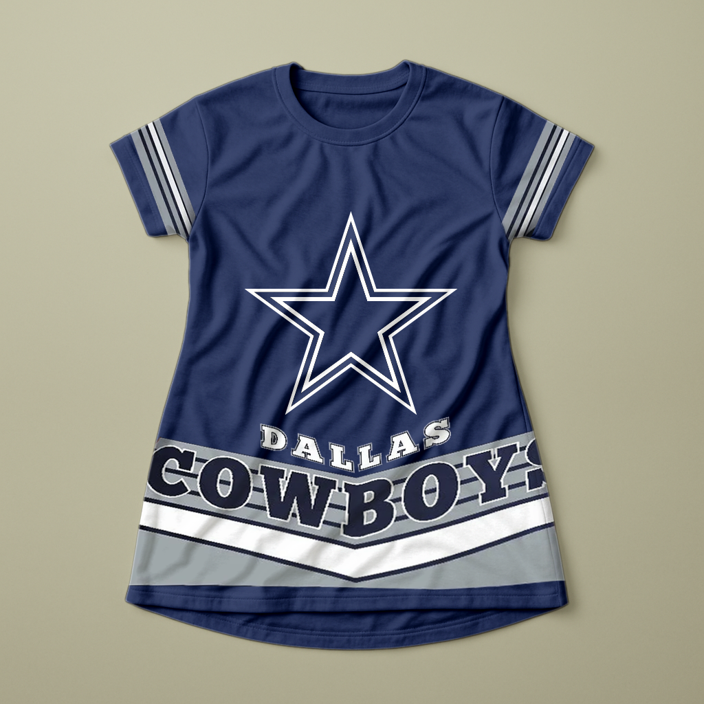 Women's Gameday Couture Navy Dallas Cowboys Vintage Dress