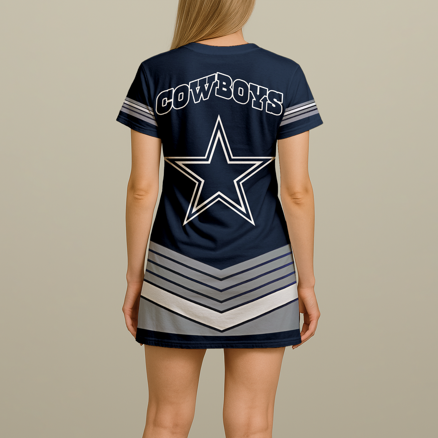 Women's Gameday Couture Navy Dallas Cowboys Vintage Dress