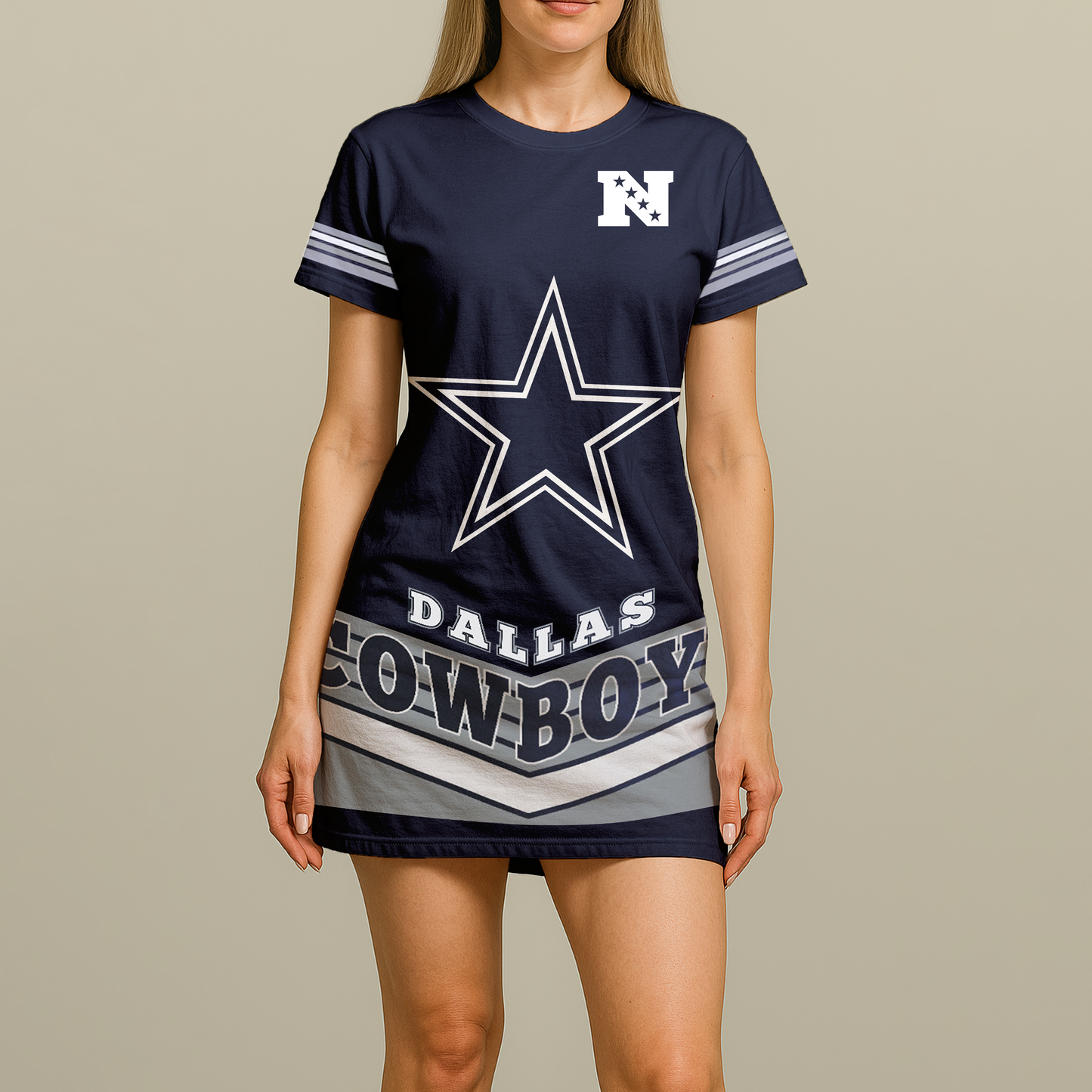 Women's Gameday Couture Navy Dallas Cowboys Vintage Dress