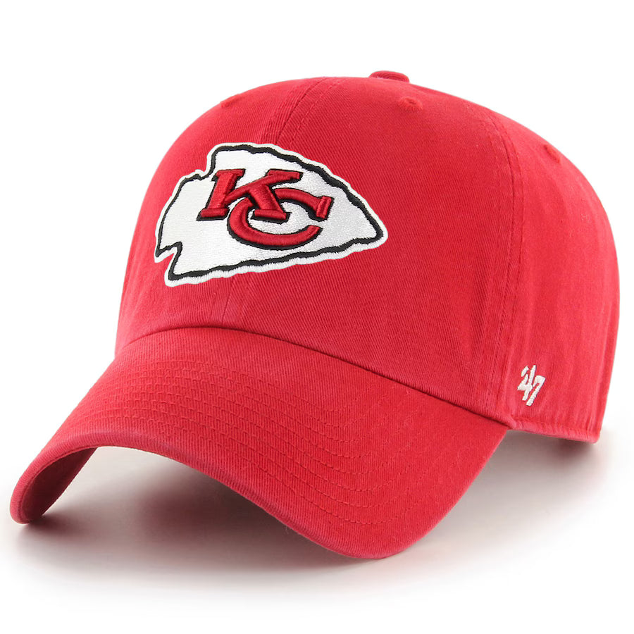 Women's Kansas City Chiefs '47 Red Miata Clean Up Logo Adjustable Hat