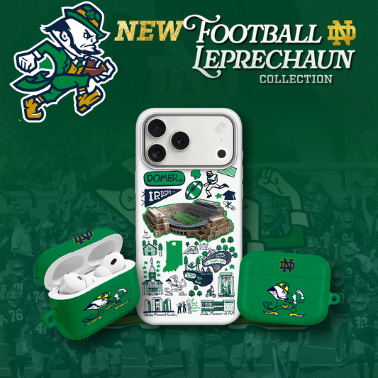 NCAA College Football Notre Dame Irish University Phone Case & Airpods Case