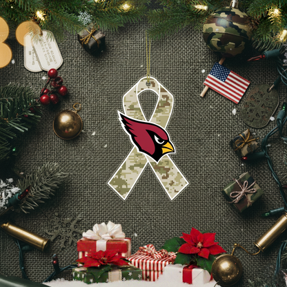 NFL Salute to Service Arizona Cardinals Acrylic Ornament