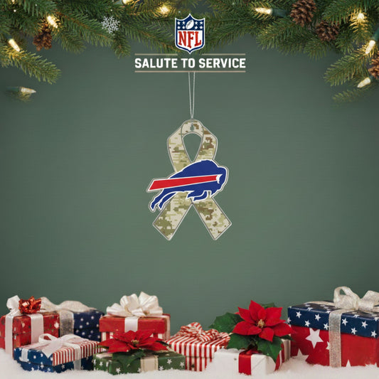NFL Salute to Service Buffalo Bills Acrylic Ornament