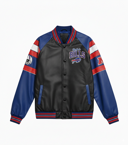 Women's Buffalo Bills All Over Print Varsity Jacket