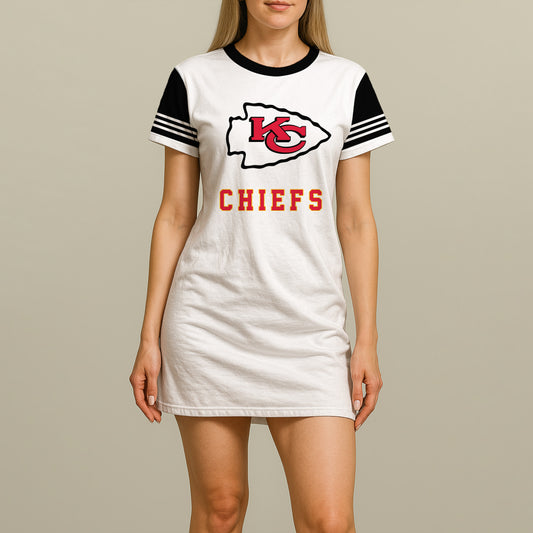 Women's Kansas City Chiefs Logo Gameday Dress