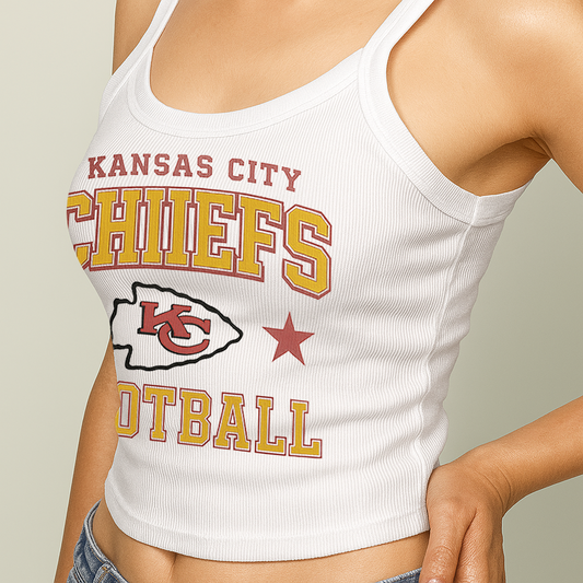 KANSAS CITY CHIEFS ENERGIZE SPORTY TANK WOMENS