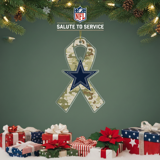 NFL Salute to Service Dallas Cowboys Acrylic Ornament