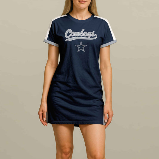 Women's Navy Dallas Cowboys Dress