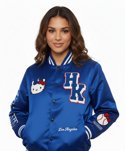 Women's Los Angeles Dodgers x Hello Kitty Night Jersey Jacket