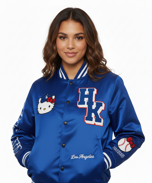 Women's Los Angeles Dodgers x Hello Kitty Night Jersey Jacket