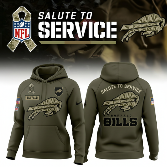 Buffalo Bills Nike Women's 2025 Salute to Service Hoodie NFL