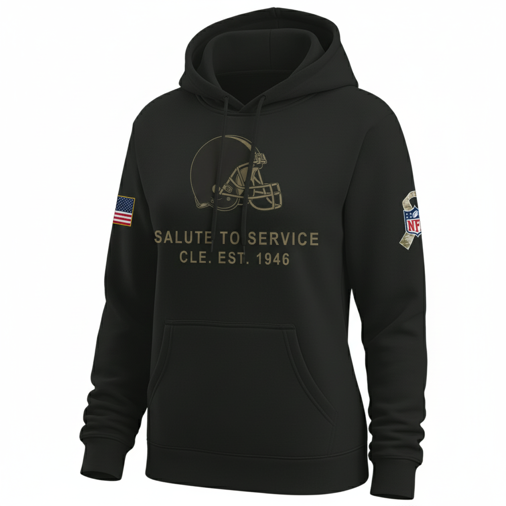 Cleveland Browns Nike Women's 2025 Salute to Service Hoodie NFL