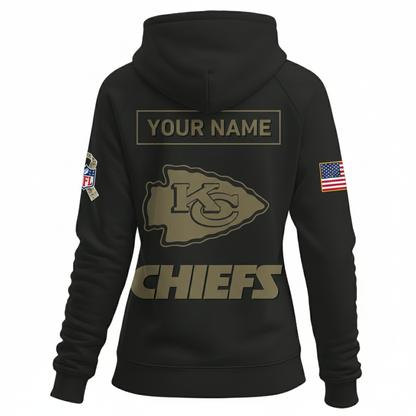 Kansas City Chiefs Nike Women's 2025 Salute to Service Hoodie NFL