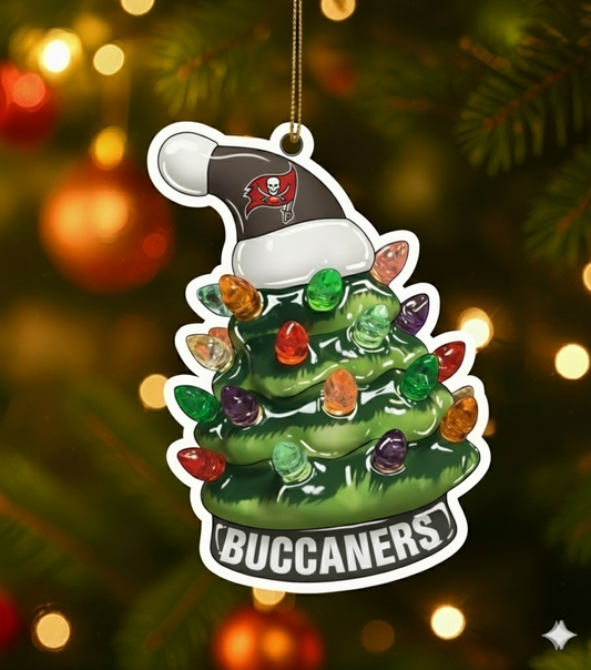 NFL Christmas Tampa Bay Buccaneers Ornaments Ready to Hang Tampa Bay Buccaneers Ornament Christmas Ornaments