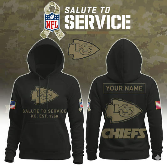 Kansas City Chiefs Nike Women's 2025 Salute to Service Hoodie NFL